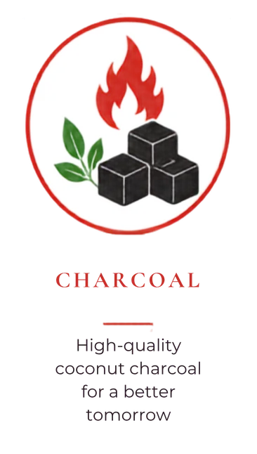 Coconut charcoal Coconut shell charcoal briquettes